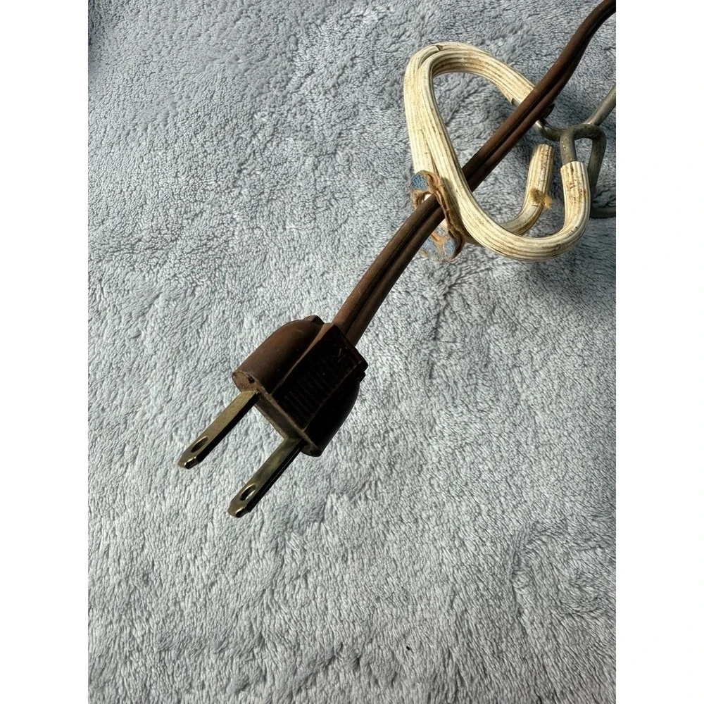 Vintage Clamp On Industrial Cage Light Trouble Task Lamp Not Tested